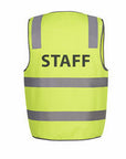 JB's Wear Hi Vis (D+N) Safety Vest Staff (6DNS6)