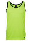 JB's Wear Hi Vis Contrast Singlet - Adults (6HCS4)