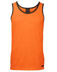 JB's Wear Hi Vis Contrast Singlet - Adults (6HCS4)