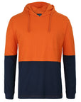 JB's Wear Hi Vis L/S Cotton Tee With Hood (6HCTL)