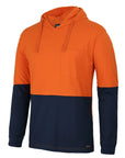 JB's Wear Hi Vis L/S Cotton Tee With Hood (6HCTL)
