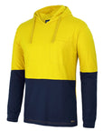 JB's Wear Hi Vis L/S Cotton Tee With Hood (6HCTL)