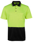 JB's Wear Hi Vis Jacquard Non Cuff Polo (6HJNC)