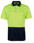 JB's Wear Hi Vis Jacquard Non Cuff Polo (6HJNC)