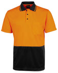 JB's Wear Hi Vis Jacquard Non Cuff Polo (6HJNC)