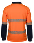 JB's Wear Hi Vis L/S Segmented Tape Polo (6HLST)