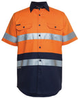 JB's Wear Hi Vis (D+N) Short Sleeve 190g Shirt - Adults (6HSS)