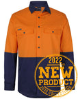 JB's Wear Hi Vis L/S Stretch Work Shirt (6HSWL)