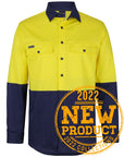 JB's Wear Hi Vis L/S Stretch Work Shirt (6HSWL)