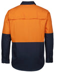 JB's Wear Hi Vis Close Front L/S 150G Work Shirt (6HVCS)