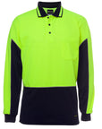 JB's Wear Hi Vis L/S Gap Polo (6HVGL)