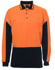 JB's Wear Hi Vis L/S Gap Polo (6HVGL)