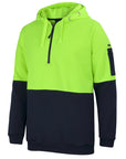 JB's Wear Hi Vis 1/2 Zip Hoodie (6HVHZ)