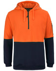 JB's Wear Hi Vis 1/2 Zip Hoodie (6HVHZ)