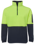 JB's Wear Hi Vis 1/2 Zip Polar Fleece - Adults (6HVPF)