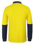 JB's Wear Hi Vis L/S Cotton Pique Trad Polo (6HVQL)