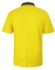 JB's Wear Hi Vis S/S Cotton Pique Trad Polo (6HVQS)