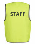 JB's Wear Hi Vis Safety Vest Staff (6HVS6)