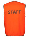 JB's Wear Hi Vis Safety Vest Staff (6HVS6)