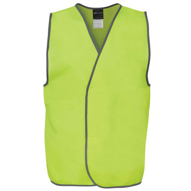 JB's Wear Hi Vis Safety Vest - Adults (6HVSV)