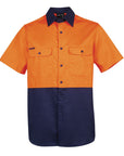 JB's Wear Hi Vis Short Sleeve 150g Shirt - Adults (6HWSS)