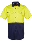 JB's Wear Hi Vis Short Sleeve 150g Shirt - Adults (6HWSS)