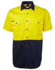 JB's Wear Hi Vis Short Sleeve 190g Shirt - Adults (6HWS)