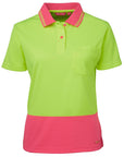 JB's Wear Ladies Hi Vis Short Sleeve Comfort Polo (6LHCP)