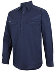 JB's Wear Hi Vis Close Front L/S 150G Work Shirt (6WLCF)