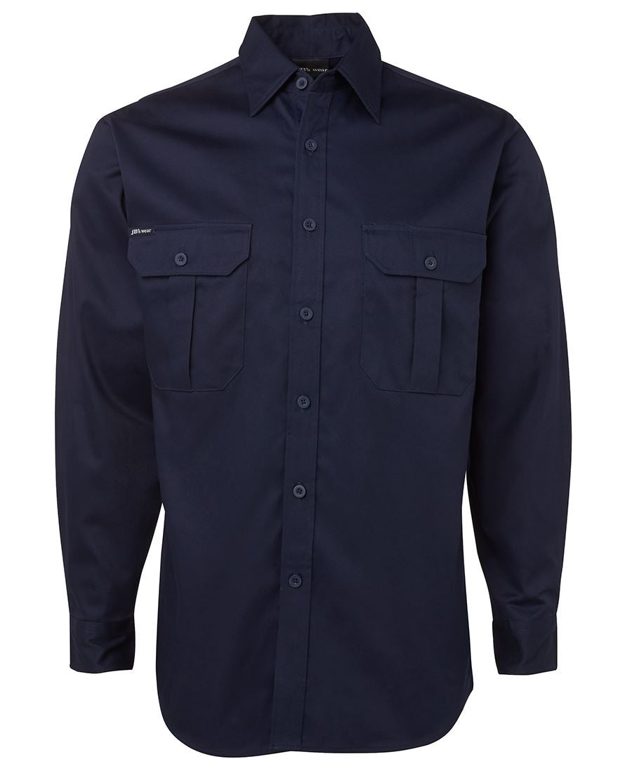 JB's Wear Long Sleeve 190g Work Shirt (6WLS)