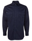 JB's Wear Long Sleeve 190g Work Shirt (6WLS)