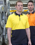 JB's Wear Hi Vis Short Sleeve Cotton Polo - Adults (6CPHV)