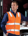 JB's Wear Hi Vis (D+N) Safety Vest - Adults (6DNSV)