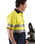 JB's Wear Hi Vis (D+N) Short Sleeve 190g Shirt - Adults (6HSS)