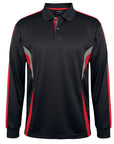 JB's Wear Adult Podium L/S Cool Polo (7CLP)