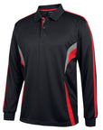 JB's Wear Adult Podium L/S Cool Polo (7CLP)