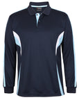 JB's Wear Adult Podium L/S Cool Polo (7CLP)