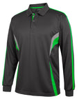 JB's Wear Adult Podium L/S Cool Polo (7CLP)