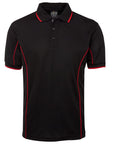 JB's Wear Adults Podium Short Sleeve Piping Polo 2nd (7PIP)