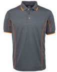 JB's Wear Adults Podium Short Sleeve Piping Polo 2nd (7PIP)