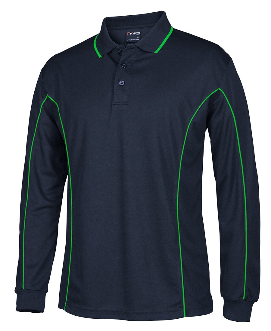 JB's Wear Podium Long Sleeve Piping Polo (7PIPL) 2nd Color