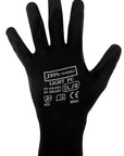 JB's Wear Black Light PU Glove 12 Pack (8R004)