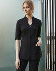 Biz Collection Bliss Zip Front Tunic (H632L)-Clearance