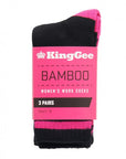 King Gee Women's Bamboo Sock 3 Pack (K49015)