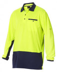 King Gee Workcool Spliced Polo Long Sleeve (K54840)
