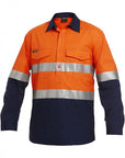 King Gee Workcool 2 Reflective Spliced Closed Front Shirt Long Sleeve (K54886)