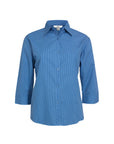 Biz Collection Ladies Micro Check 3/4 Sleeve Shirt (LB8200)
