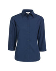 Biz Collection Ladies Micro Check 3/4 Sleeve Shirt (LB8200)