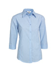Biz Collection Ladies Micro Check 3/4 Sleeve Shirt (LB8200)