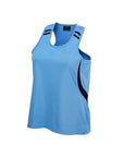 Biz Collection Ladies Flash Singlet 1st (LV3125)-Clearance